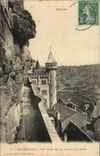 Rocamadour CPA Seen from of the house of Marie