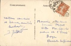 Avranches CPA Statue of Valhubert