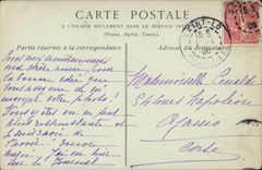 Saint Lo CPA the street FAlourdel (woman nice shot)