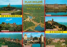 CPM Plan Incline Saint-Louis Arzviller De la Lorraine a l'Alsace