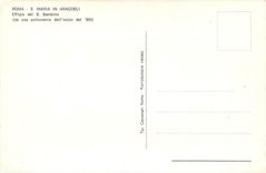 CPM Roma - S. Maria in Aracoelli Effigie del S. Bambino