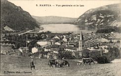 Surroundings of Nantua - View and the Lake - CPA