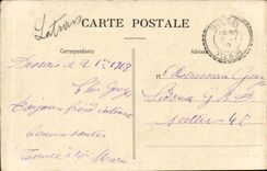 Umlagerungen von Ferte Milon - Bourgfontaine - altes Kloster - Front der Wolbung CPA