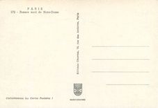 CPM Paris Rosace nor de Notre-Dame