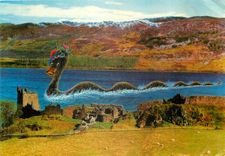 CPM Loch Ness monster at castle Urquhart