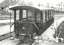 CPM Voiture selon AS 11 a Yverdon en 1897