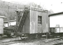 CPM Wagon de service au depot de Stansstad 17.09.1961