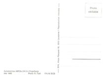 CPM Automotrice ABFZe 2/4 3 a Engelberg Mai 1962