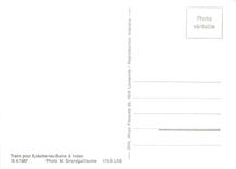 CPM Train pour Loeche-les-Bains a Inden 15.4.1967