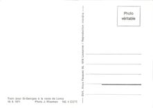 CPM Train pour St-Georges a la route de Lancy 16.9.1971