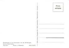 CPM Croisement a la bifurcation rte de St-Georges rte du Petit-Lancy 16.9.1971