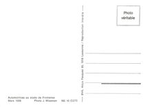 CPM Automotrices au stade de Frontenex Mars 1956