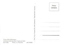 CPM Train VDW a Boezingen (tracteur a accus) pour l'usine de Mett 26.4.1967