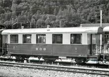 CPM Voiture AB3 11 a Interlaken-Ost 19.6.1966