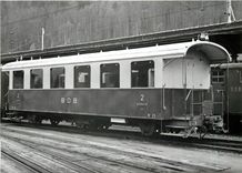 CPM Voiture B3 29 a Interlaken-Ost 28.3.1964