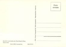 CPM Ce 2/2 1 a la halte du Pont-Neuf a Bex. Vers 1913