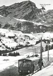 CPM Train Villars-Bretaye en dessus du Col de Soud. Vers 1925
