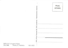 CPM ABFe 4/4 1 en gare d'Aigle 10.5.1969