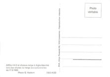CPM ABDe 4/4 2 et chasse-neige a Aigle-Marche lors des chutes de neige exceptionelles du 17.2.1985