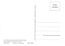 CPM Les Planches train pour les Diablerets sur le viaduc de la Grande-Eau 10.6.1973