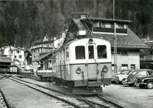 CPM Train pour les Diablerets manoeuvrant au Sepey 10.5.1969