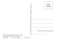 CPM Train pour les Diablerets manoeuvrant au Sepey 10.5.1969