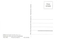 CPM ABDe 4/4 3 entre les Bovets et les Diablerets dans une zone d'avalanche 19.2.1984