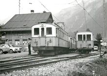 CPM ABDe 4/4 12 au terminus des Diablerets 10.6.1973