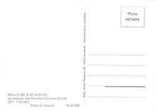 CPM BDe 4/4 402 B 421 et Bt 431 en dessous des Planches