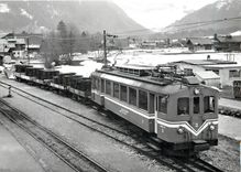 CPM Train de traverses aux Diablerets 25.4.1987