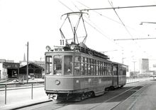 CPM Be 4/4 400+ B3 1301 a la Muenchensteinerstrasse 25.3.1968
