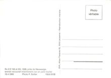 CPM Be 2/2 156 et B3 1306 pres de Heuwaage entroit recouvert maintenant par un pont routier 15.4.196