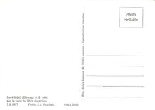 CPM Be 4/6 645 (Duewag) + B 1416 sur le pont du Rhin du milieu 3.9.1977