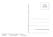 CPM Be 2/2 201 + B2 1077 et B2 1062 sur la ligne 2 1.5.1960
