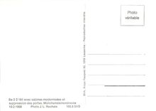 CPM Be 2/2 184 avec cabines modernisees et suppression des portes. Muenchensteinerstrasse 19.2.1968