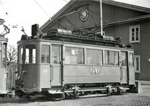 CPM Be 2/2 126 au depot de la Muenchensteinerstrasse 25.3.1968