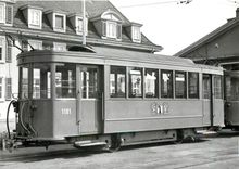CPM B2 1191 (1188-1199) au depot de la Muenchensteinerstrasse 25.3.1968