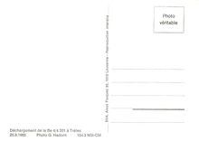 CPM Dechargement de la Be 4/4 201 a Trelex 25.9.1985