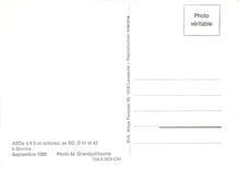 CPM ABDe 4/4 5 et voitures a Grivins Septembre 1985