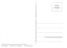 CPM Train montant au PN en dessus de Trelex 22.9.1963