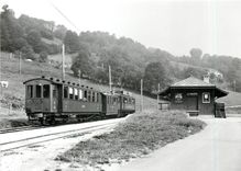CPM En gare du Muids. Le batiment a ete demoli et remplace 22.9.1963