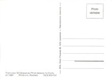 CPM Train pour St-Cergue au PN en dessus du Muids 2.7.1967