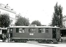 CPM Geneve-Rive ligne de Cologny remise en service de 1941-1946 (ligne 11) 1943