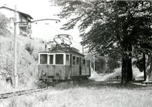 CPM Automotrice ABFe 4/4 3 faisant halte a Sureggio Juin 1964