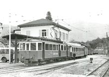 CPM ABFe 4/4 1 B4 15 et K21 a Tesserete 20.5.1967