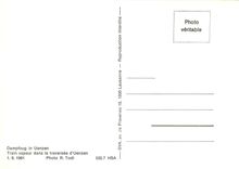 CPM Train vapeur dans la traversee d'Uenzen 1.9.1961