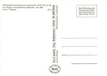 CPM Mittagsabonnentenzug bunt gemischt: SITB CFE 2/4 83 mit Wagen verschiedener Bauarten um 1950