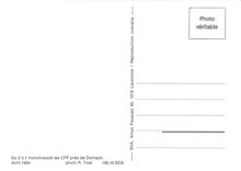 CPM Be 2/3 1 franchissant les CFF pres de Dornach Avril 1964