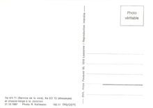 CPM Xe 4/4 71 Xe 2/2 72 et chasse-neige a la Jonction 31.12.1987