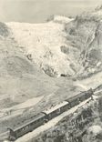 CPM Train pour Andermatt en dessus de Gletsch Vers 1925